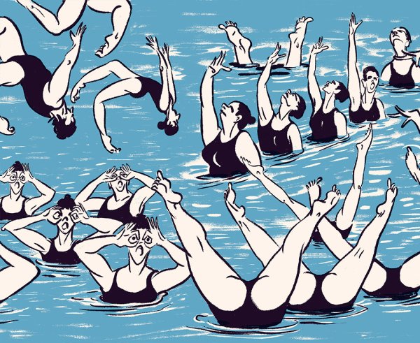 Синхронное плавание Эстетика