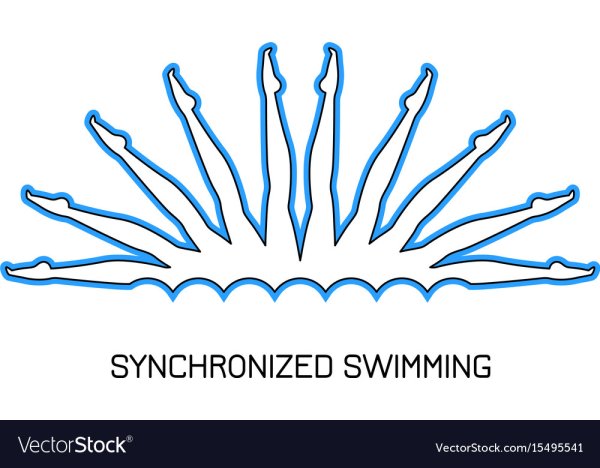 Синхронное плавание эмблема