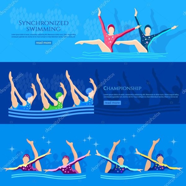 Сднем тренера по стнхронномк плаванию