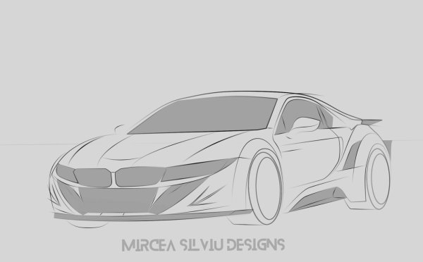 Раскраски машины БМВ i8