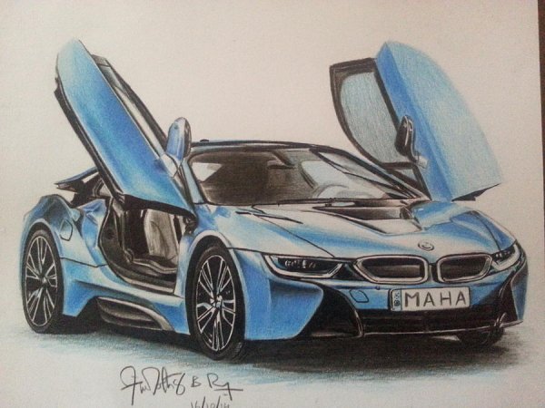 Draw BMW i8