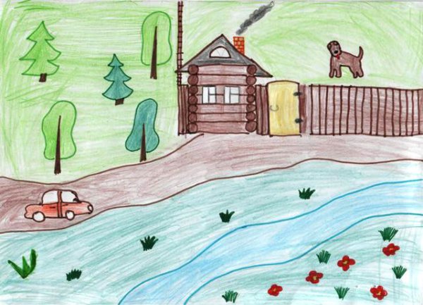 Малые Карелы рисунок детский