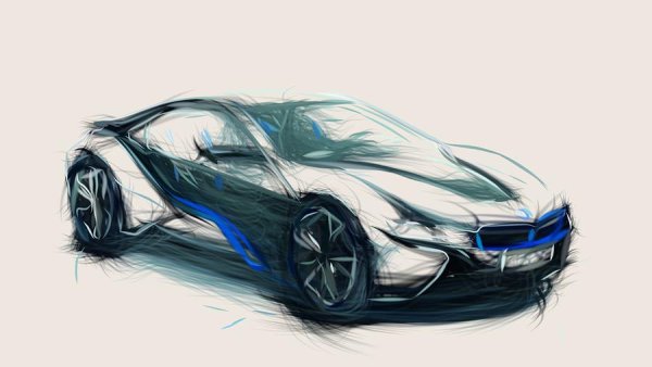 BMW i8 арт