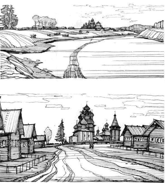 Малые Карелы рисунок