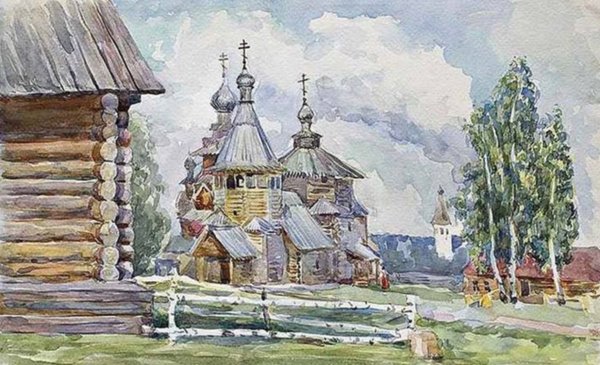 Зарисовки деревянного зодчества