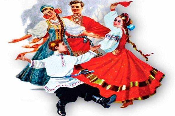 Русский народный танец рисунок