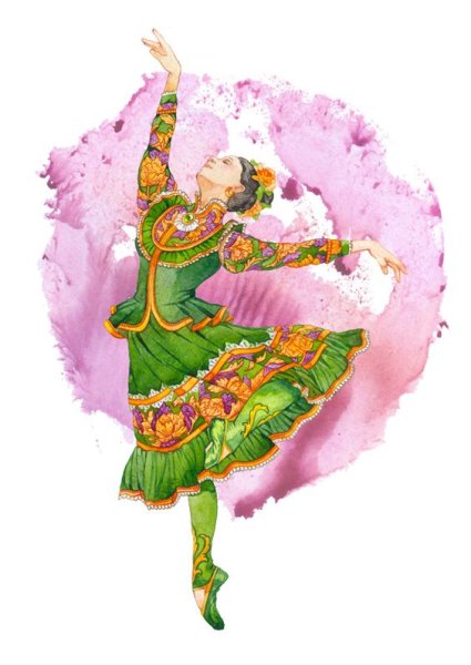 Мила Лосенко акварель