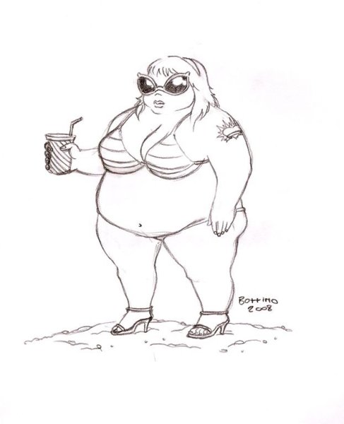 Толстые и красивые рисунки