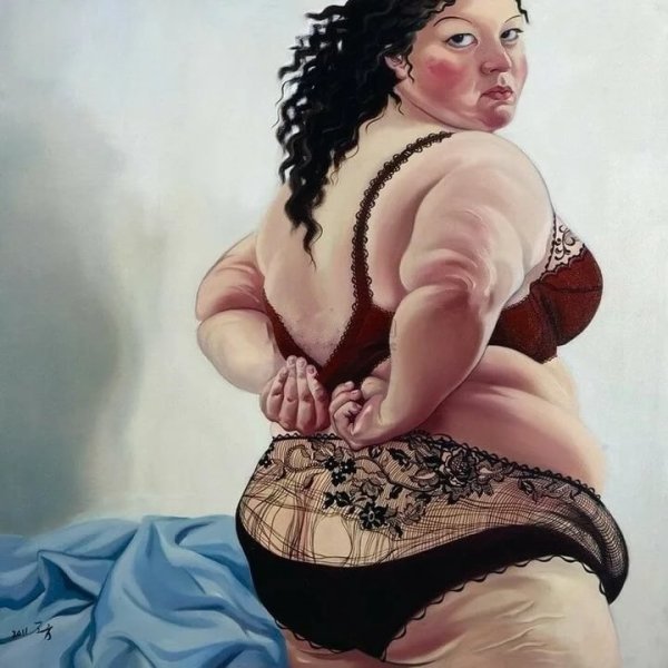 Живопись толстые женщины