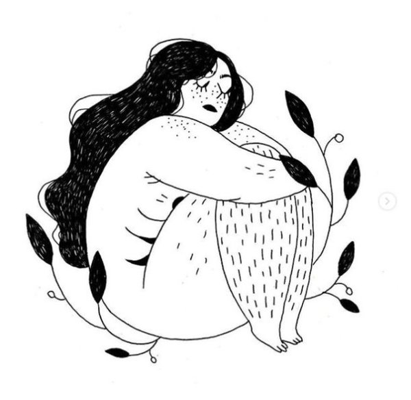 Бодипозитив иллюстрация