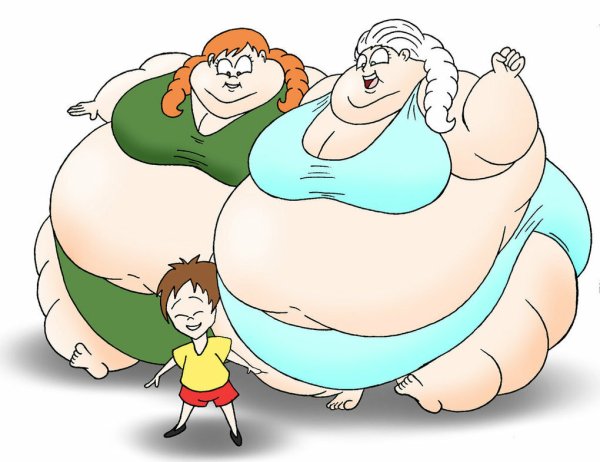 Мультяшные толстухи