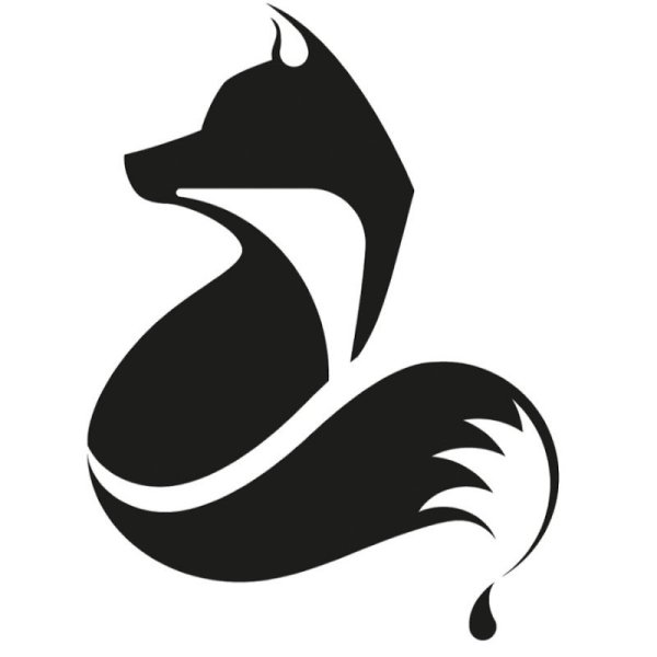 Силуэт лисы