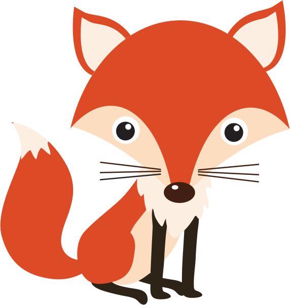 Лиса мультяшная