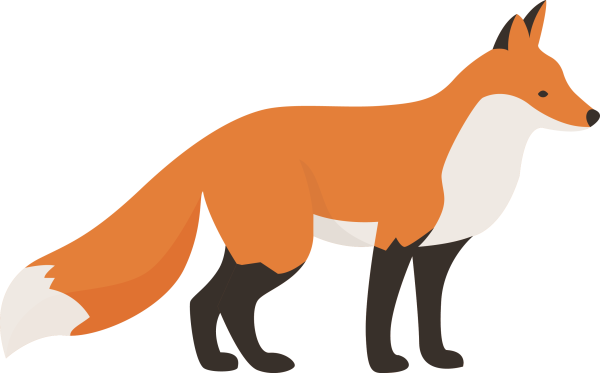 Лиса для детей