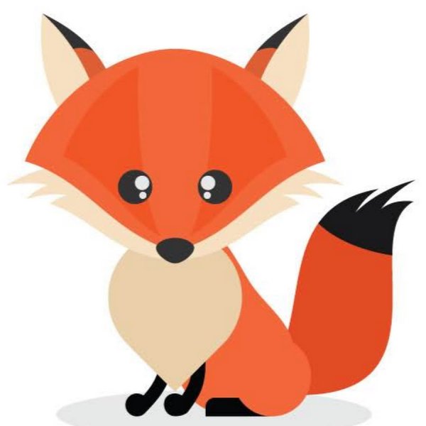 Милый Лисенок вектор
