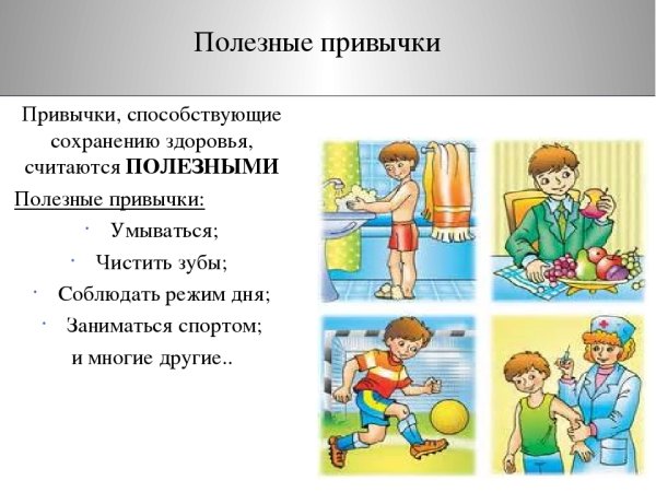 Плакаты на тему Здоровые привычки