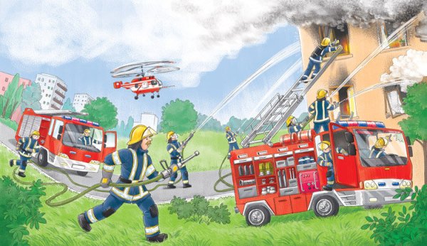 Для детей. Пожарные