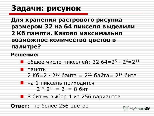 Размер растрового изображения