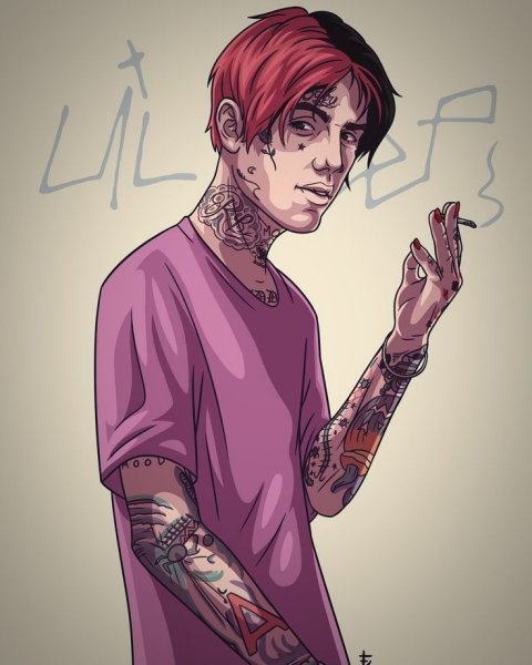 Лил пип арт