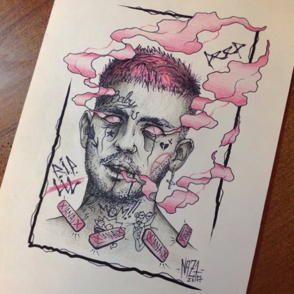 Лил пип портрет