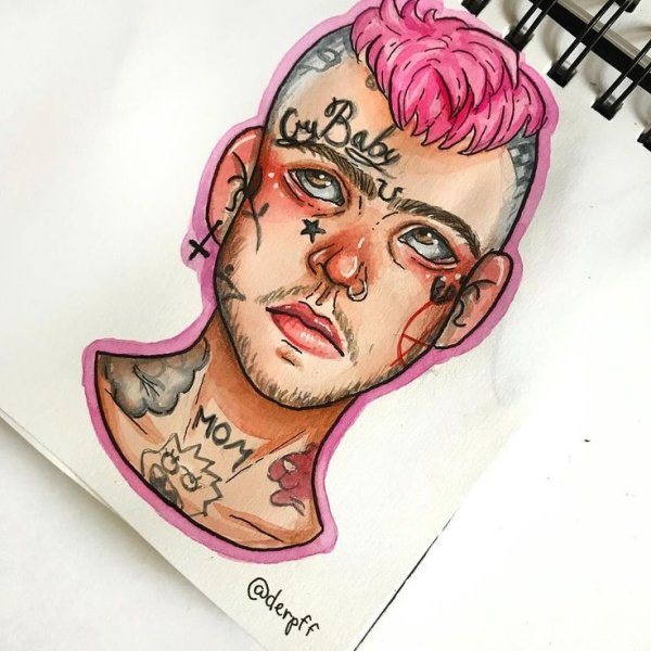 Лил пип скетч