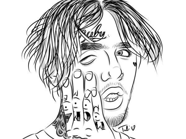 Лил пип портрет