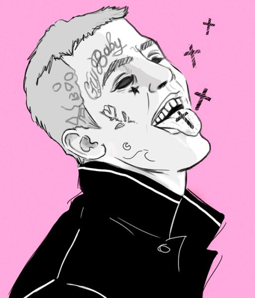 Лил пип зарисовка