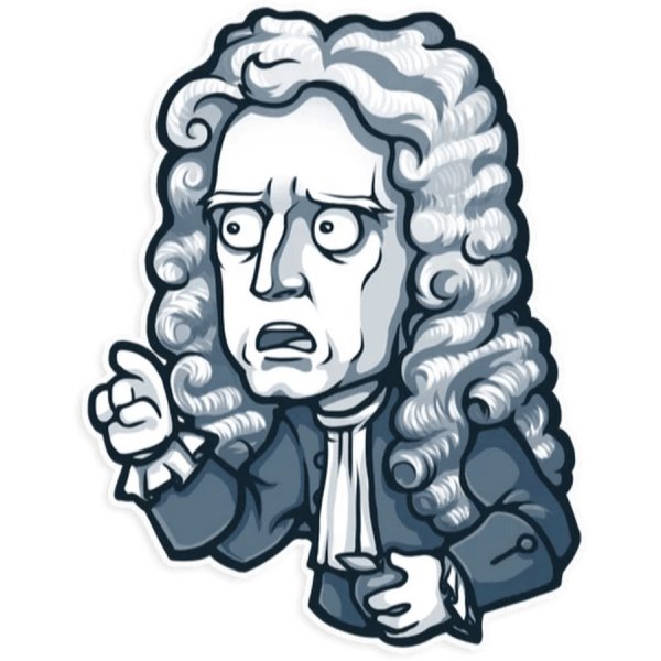 Рисунки ученые физики Исаак Ньютон