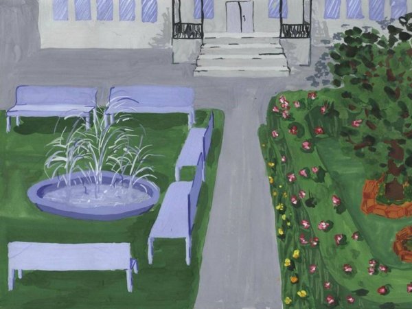 Эскиз приусадебного участка