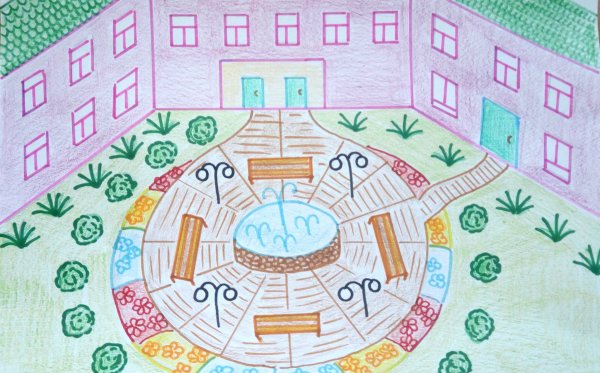 Гача лайф фон школа улица