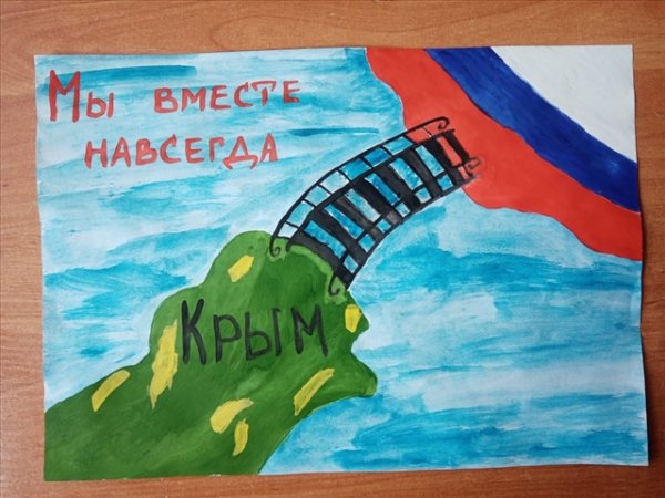 Рисунок на тему Крымская Весна