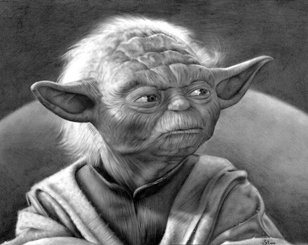 Йода Звездные войны рисунок