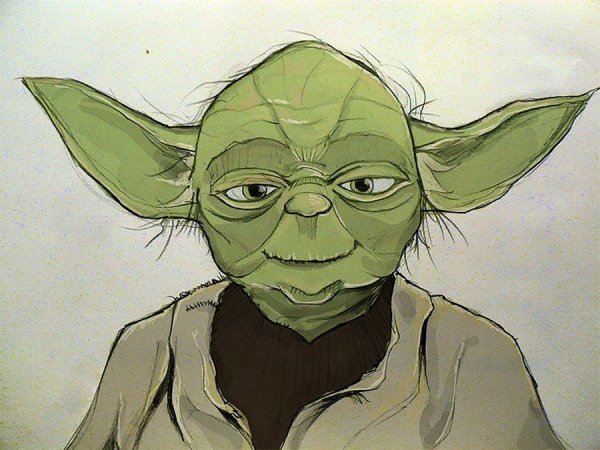 Беби йода рисунок