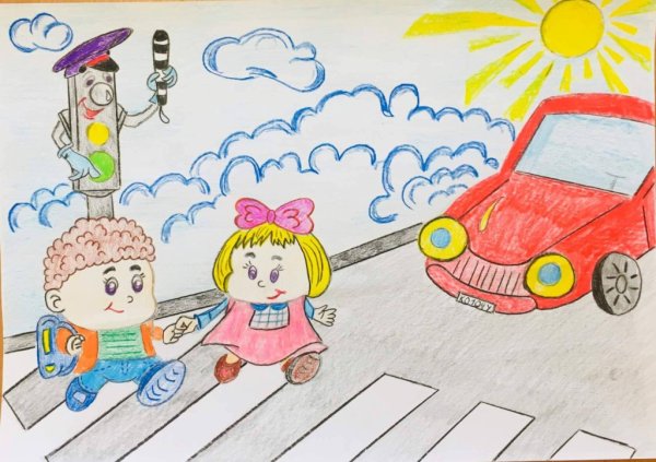 Плакат безопасное колесо