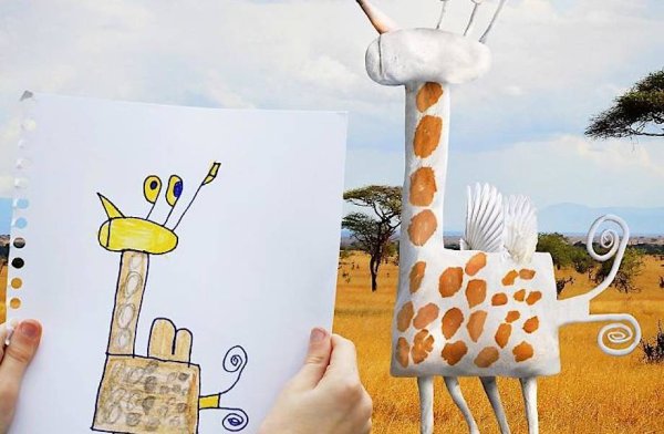 Ожившие детские рисунки