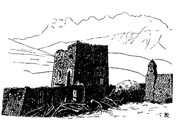 Сторожевые башни Чечни вектор