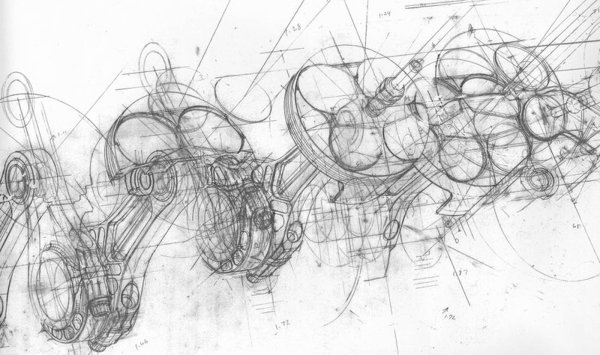 Картина из чертежей