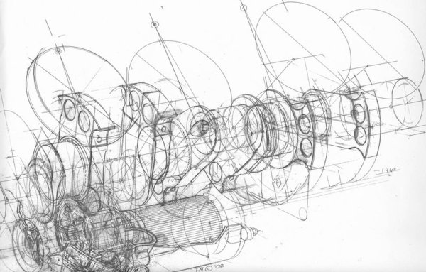 Двигатели v10 чертеж