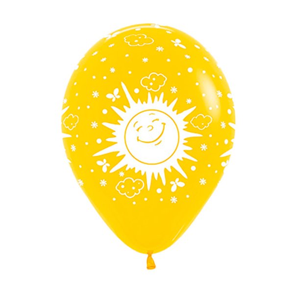 Желтый воздушный шар