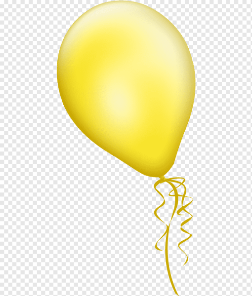 Желтый воздушный шар