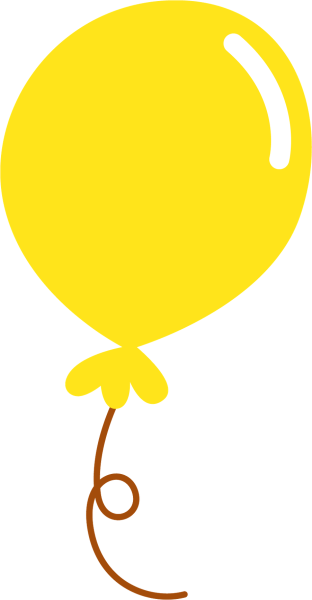 Желтый воздушный шар