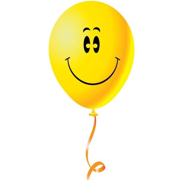 Желтый овальный шар