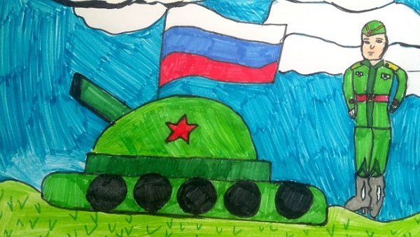 Мой папа герой рисунок