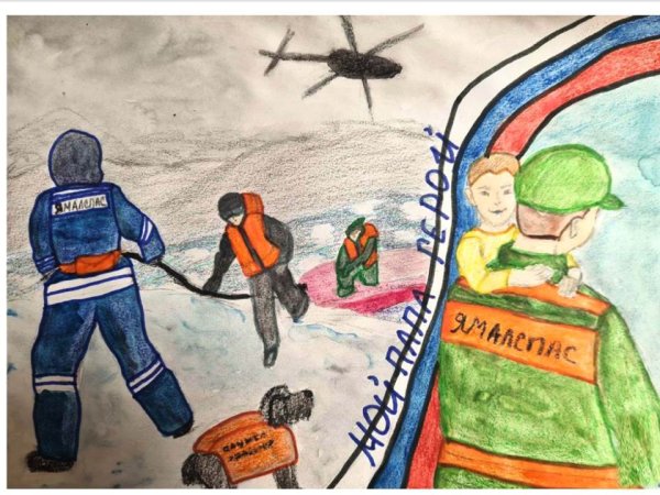 Рисунок ко Дню полиции