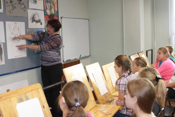 Ученики художественной школы