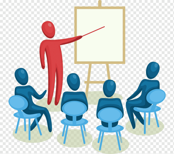 Учитель и ученик на прозрачном фоне