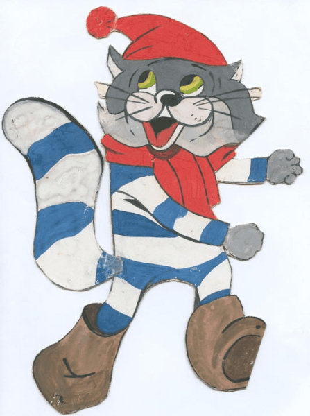 Кот Матроскин раскраска