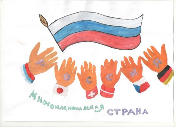 Национальная гордость России рисунок