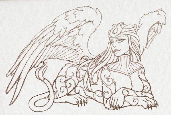 Вышивка Мифические существа