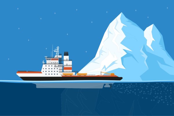 Ледокол Арктика вектор